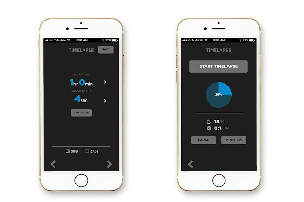 長曝的 app 控制介面，數位時代翻攝於 Alpine Labs。