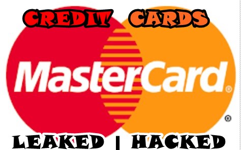 Free Leaked And Hacked Mastercard Credit Card Numbers With Cvv