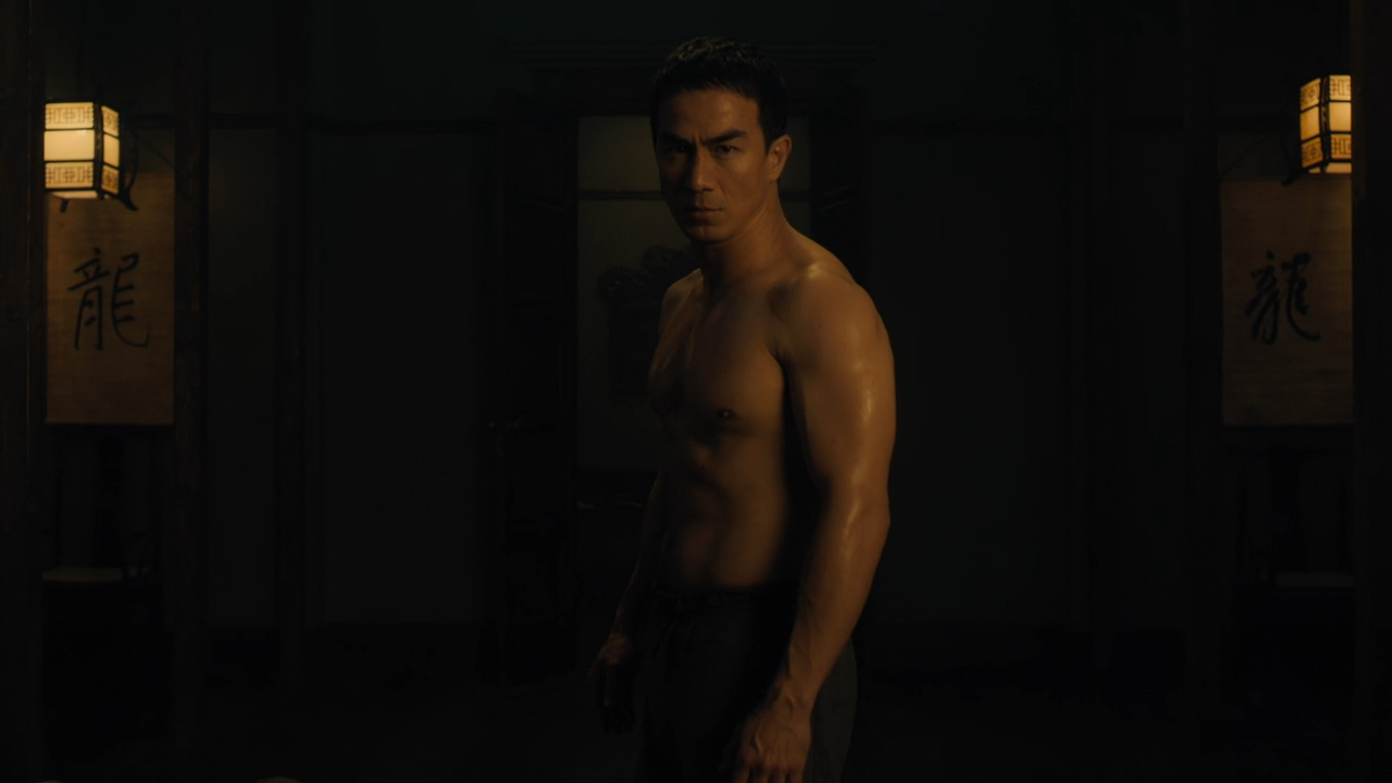 Joe Taslim was shirtless for an extended training... 
