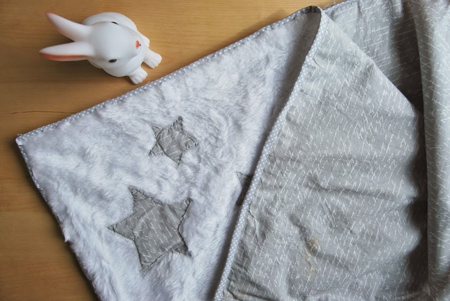 Tutorial fácil para una manta de bebé. DIY baby blanket 