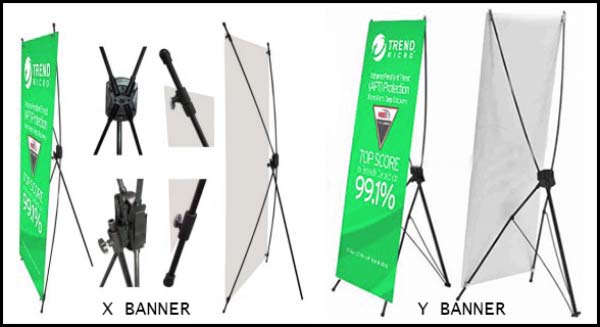 Standar Ukuran Standing Banner Untuk Promosi - GRAFIS - MEDIA