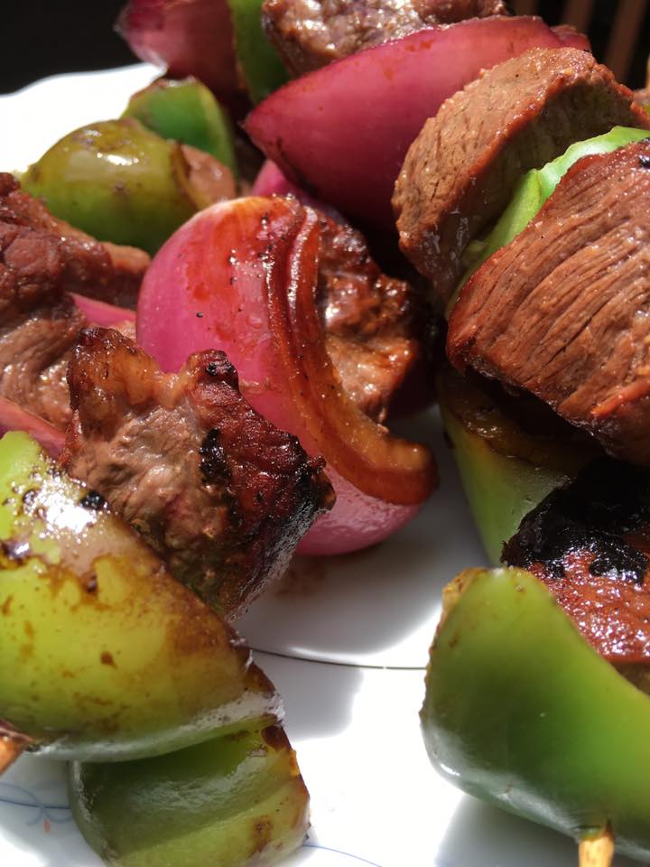 EmmaFrancisathome Grilled Steak Kabobs