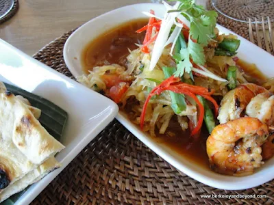 shrimp curry at Indus restaurant in Ubud, Bali, Indonesia
