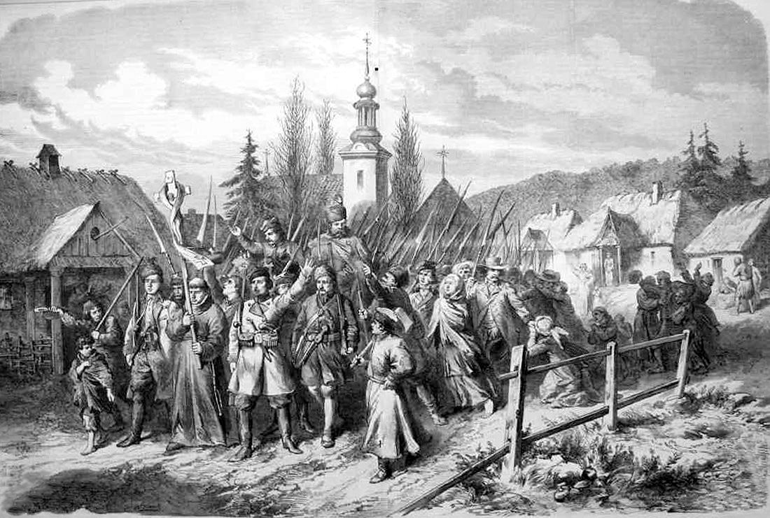 Represje Po Upadku Powstania Styczniowego Generał Jan Henryk Dąbrowski 1755 - 1818 : 150. Rocznica Powstania
