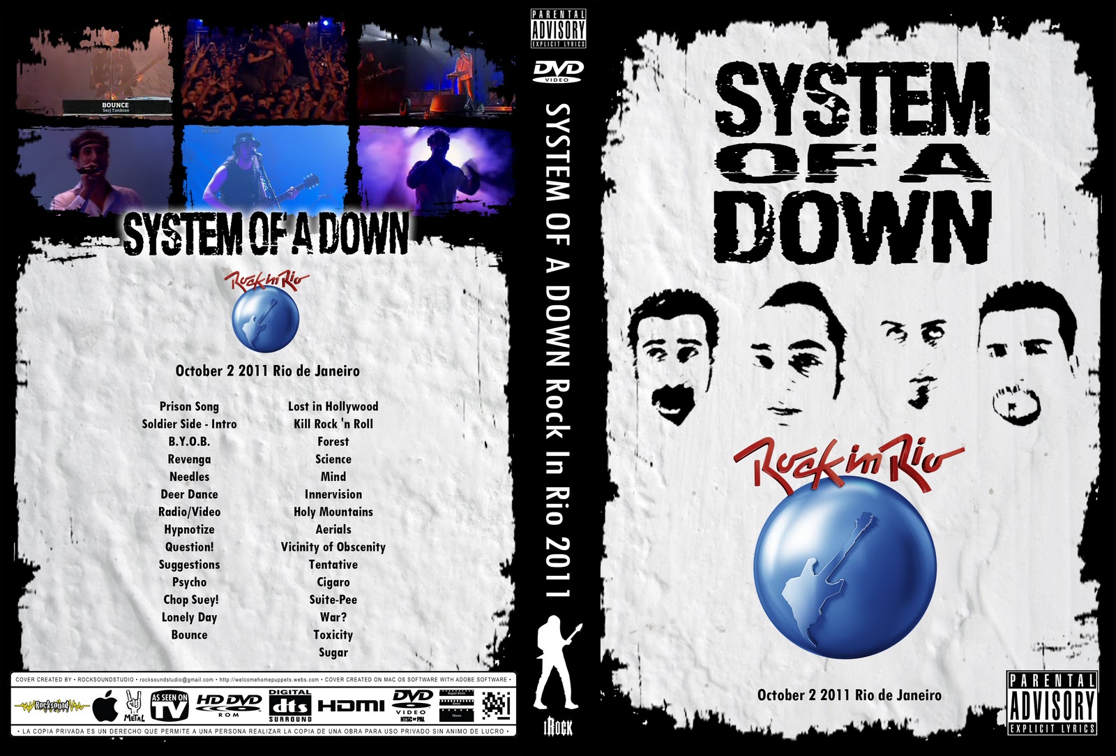MediafireConcertTH: System of a Down - 2011-10-04 - Rock In Rio (HDTV