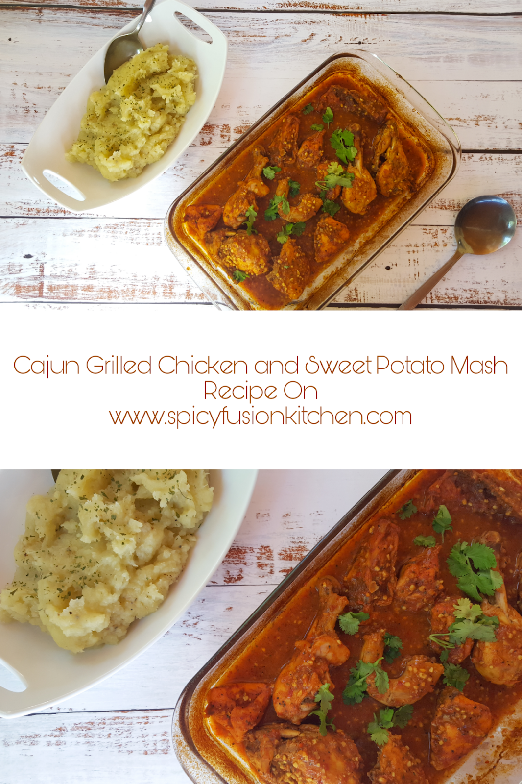 Cajun Grilled Chicken and Sweet Potato Mash Recipe Spicy Fusion Kitchen