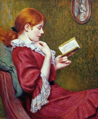El buen libro (1897) , Federico Zandomeneghi (1841-1917)