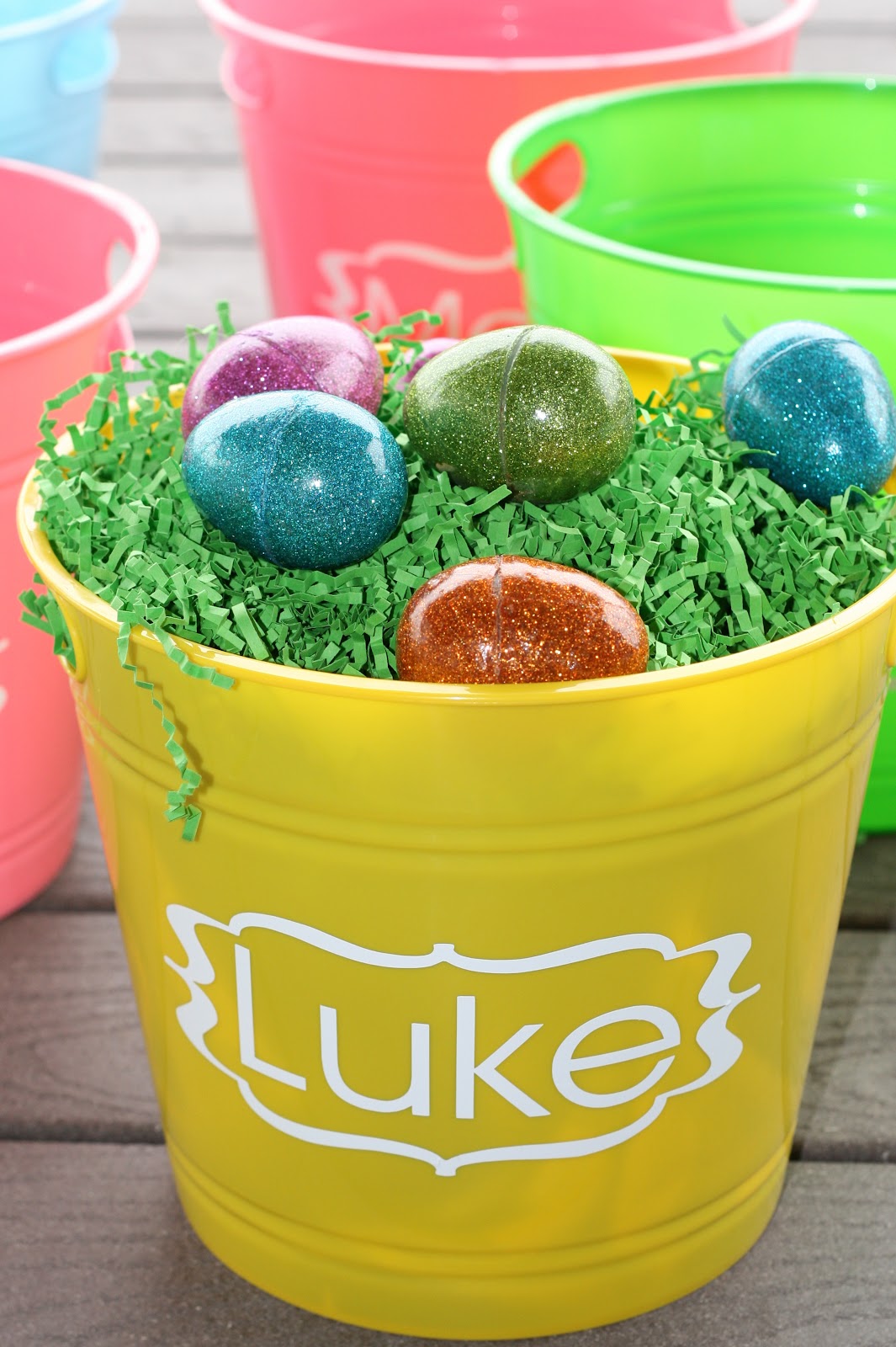 Creative Juices Personalized Easter Buckets