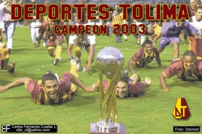 deportes Tolima: CAMPEÓN DEL FINALIZACION 2003