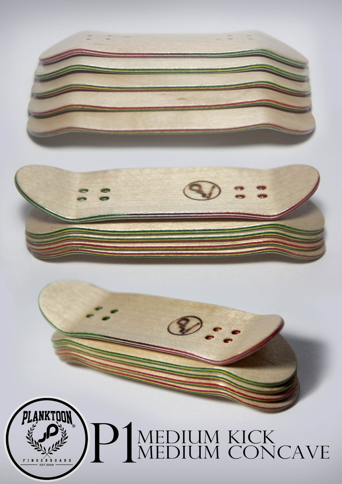 planktOon fingerboard Deck Shape