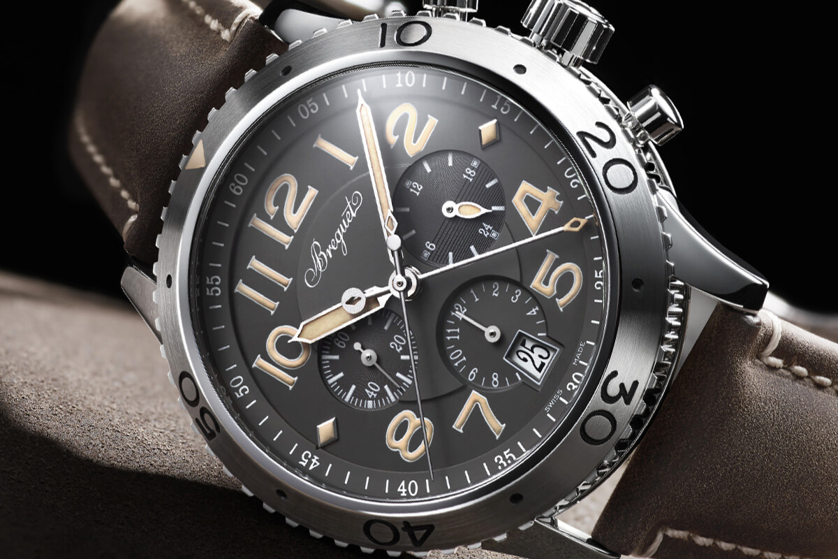 montre luxe collection: Montre Breguet Type XXI 3813 In Platinum