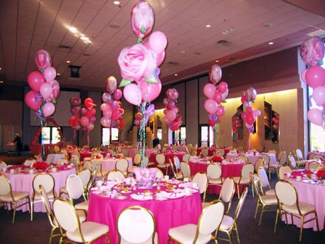 Interior Pesta Ulang Tahun Bertema Pink 