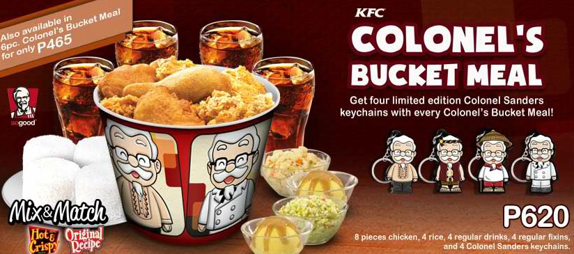 D.I.G.G.DAVAO: KFC - Get 4 limited edition Colonel Sanders keychains