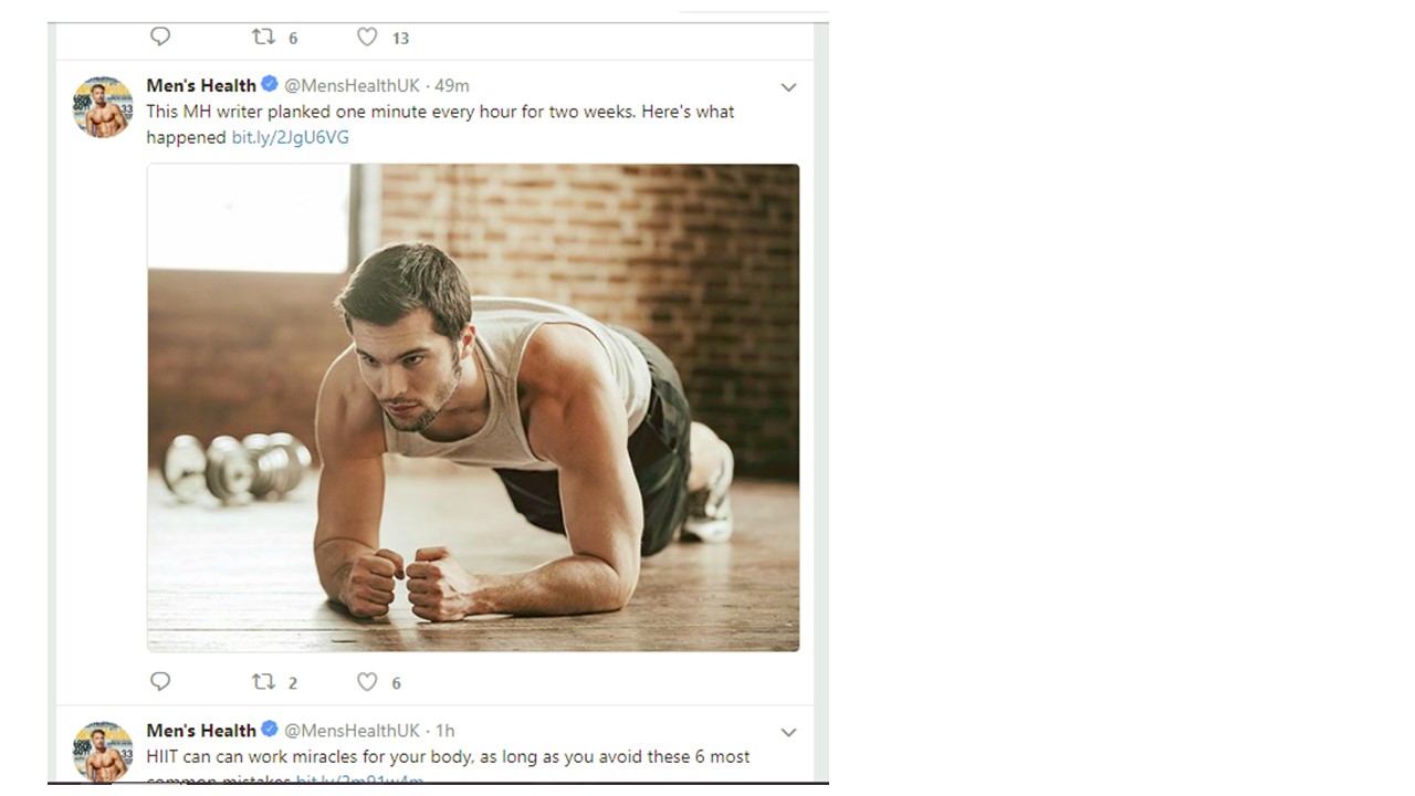 Men's Health Industries and the impact of digital media