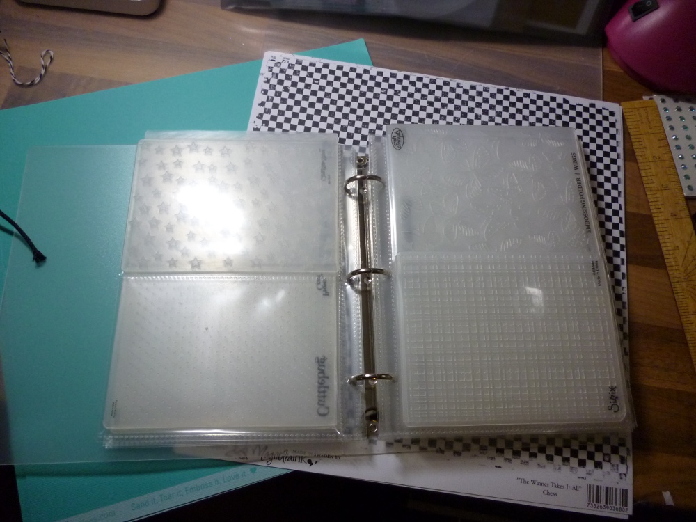 Milliesmarvels New Embossing folder storage!