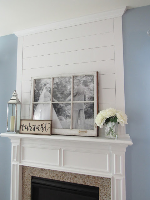 My Old Kentucky Home Design: DIY Shiplap Fireplace Makeover