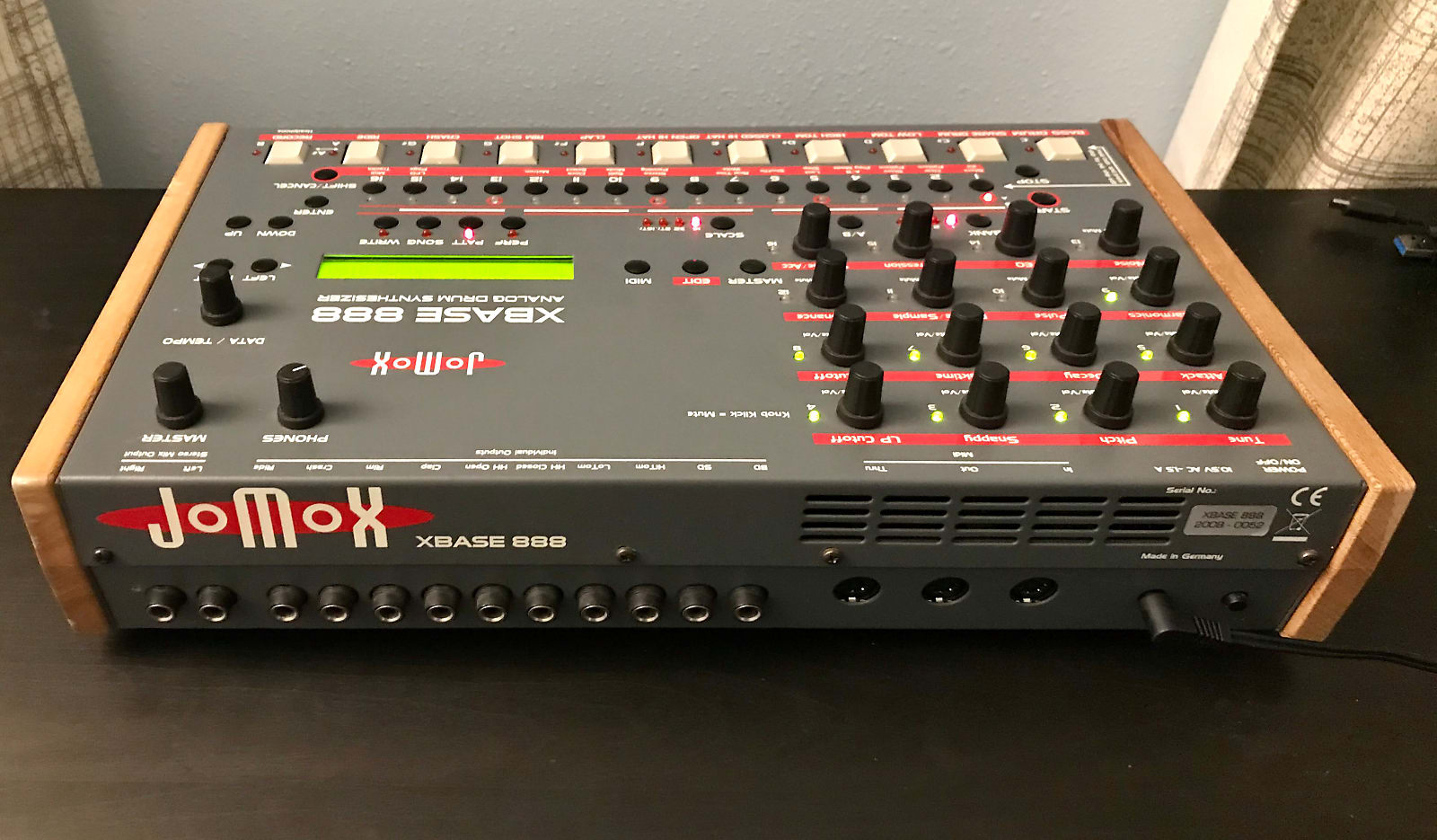 MATRIXSYNTH JoMox XBASE 888 Analog Digital Drum Machine SN 0052