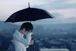 alone boy sad rain crying face
