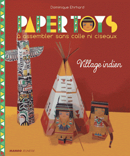 Tout papiers ville papier Paper Toys Village indien