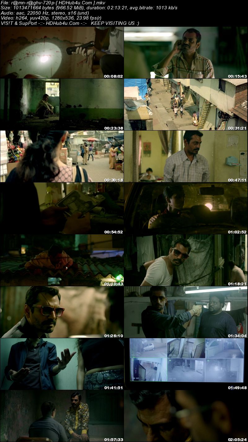 Raman Raghav 2.0 2016 Hindi Movie 720p BluRay 950mb Download