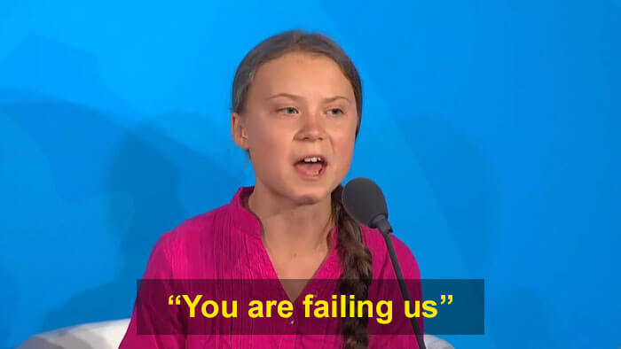Greta Thunberg’s Thought-Provoking Speech At The UN Climate Summit Is Going Viral