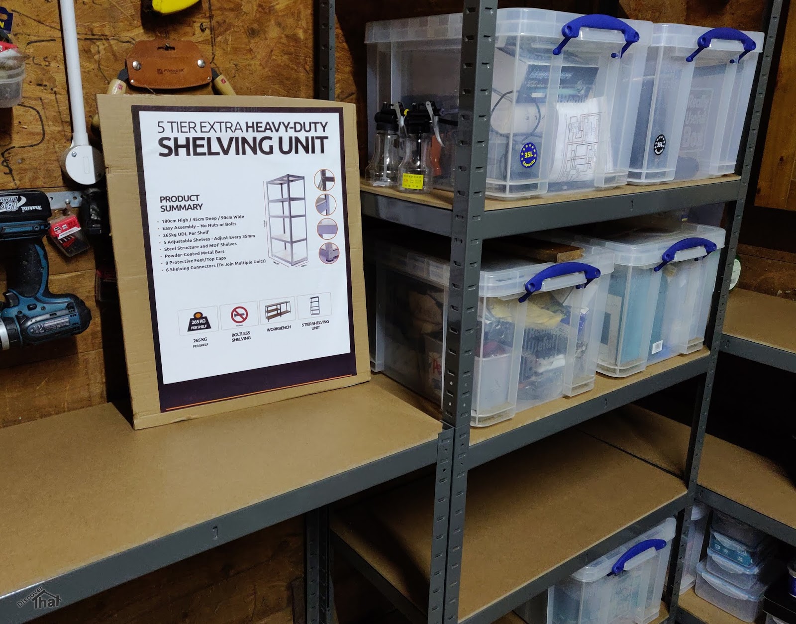 DiscoverThat Journal Shed racking