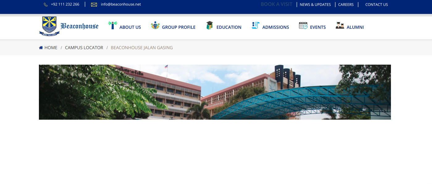 Kindie Review Beaconhouse Jalan Gasing Brocade Blue