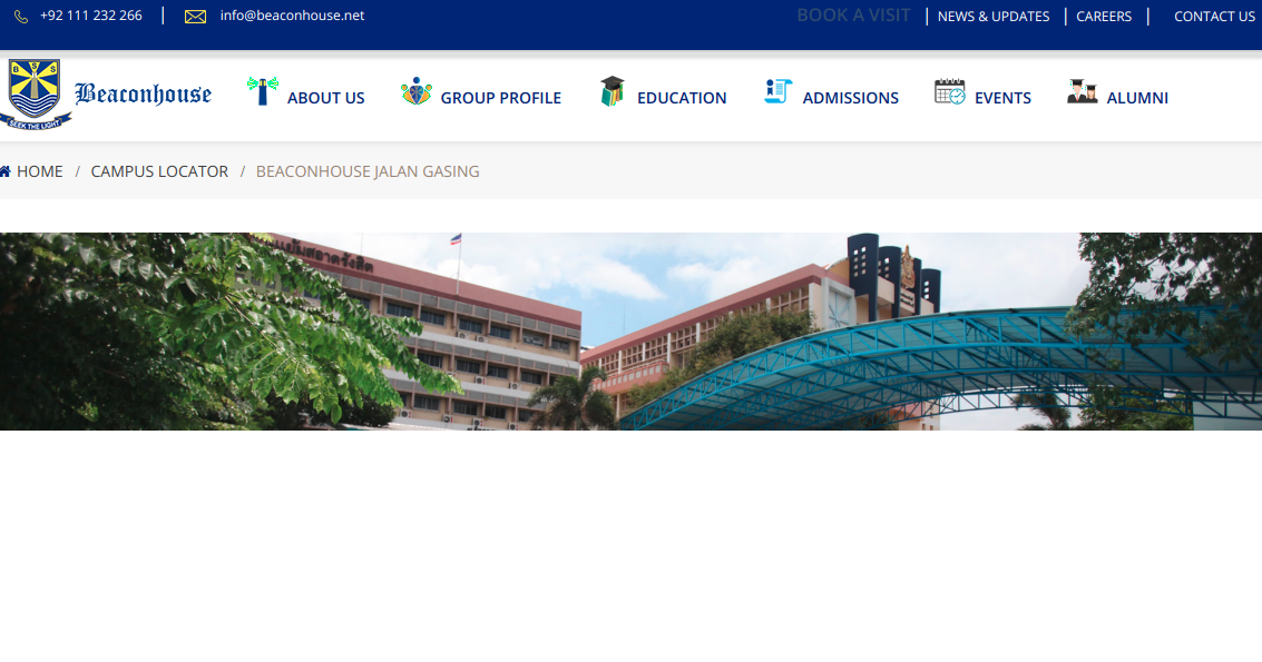 Kindie Review Beaconhouse Jalan Gasing Brocade Blue