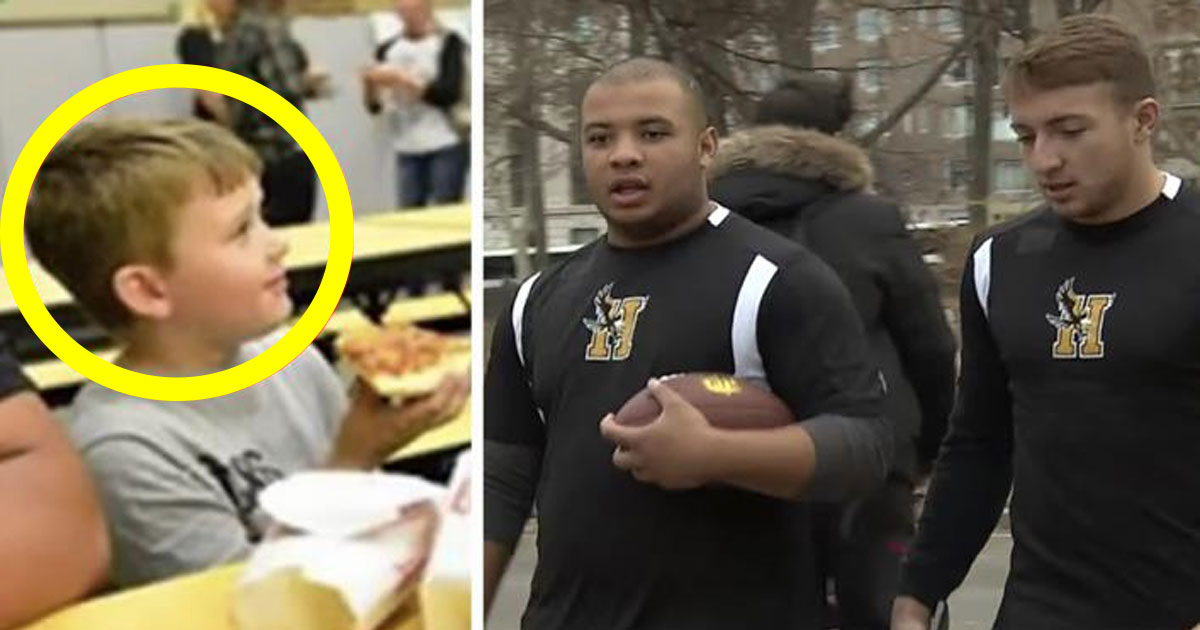 5yearold throws up every day because of bullies, then 2 football