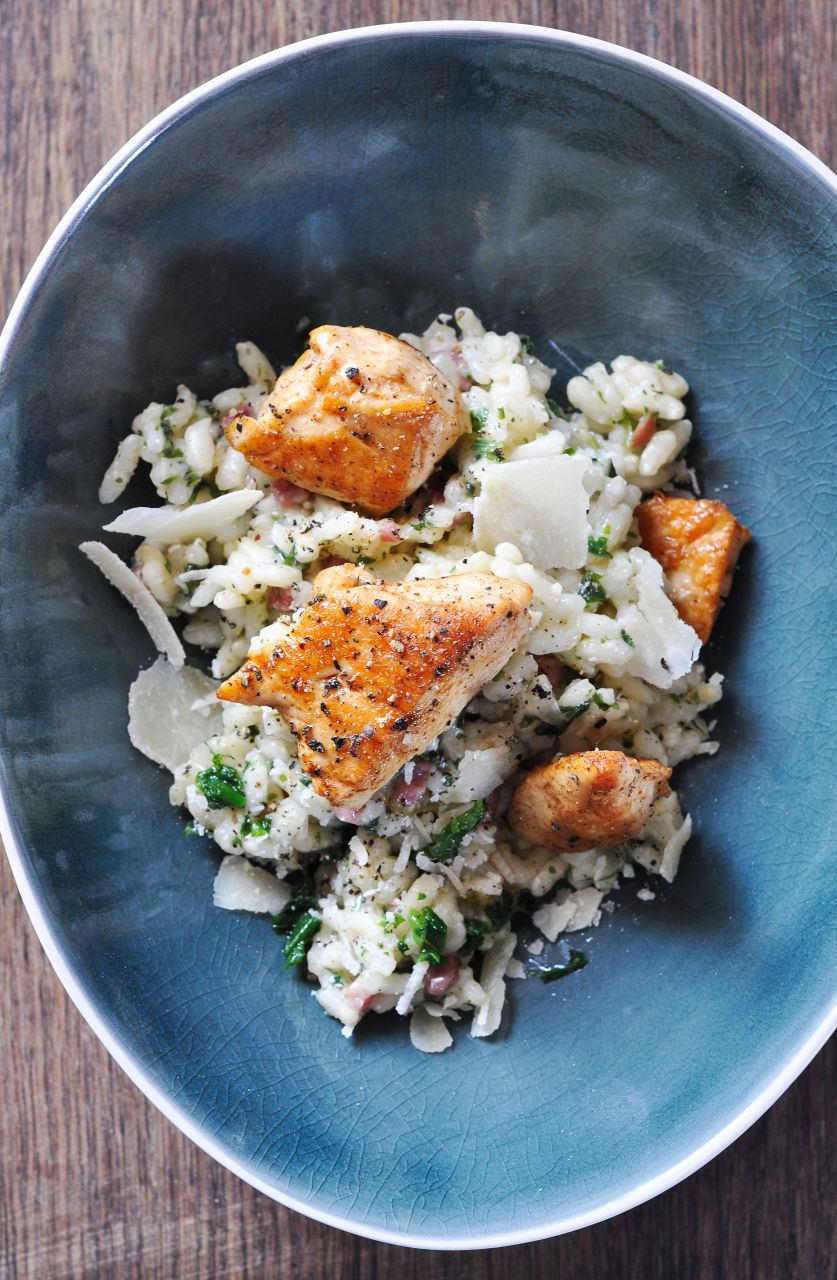 Risotto mit Kräutern - ein All-Time Favorite - und zudem katzentauglich ...