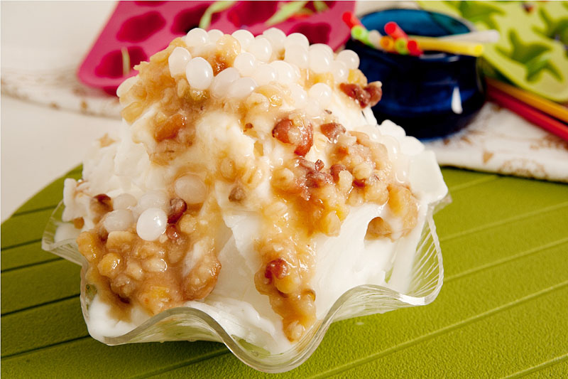 Taiwan Recipe Pearl Point Mixed Bean Snowy Ice 杂果雪花冰