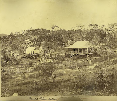 1878 image of police station Cooktown