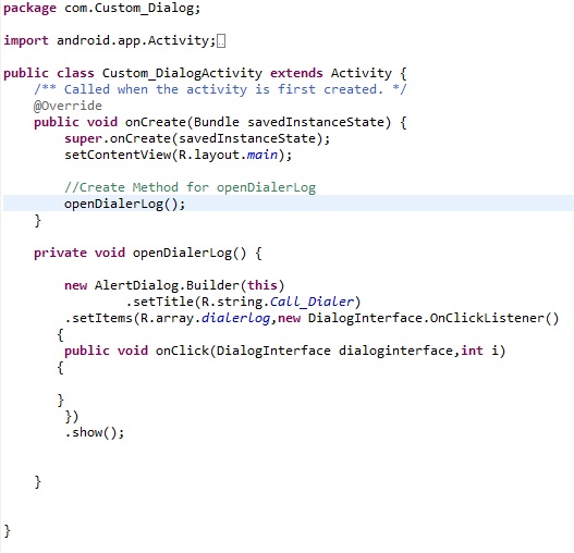 Ketan-Android: Custom Dialog in Android
