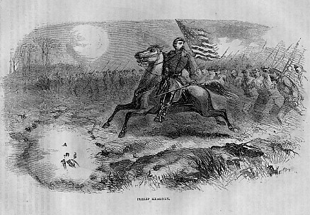 The Civil War of the United States: Philip Kearny, died September 1, 1862