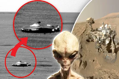 NASA has been snapping UFOs on Mars for a long time.