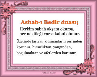 ashabi bedir duasi