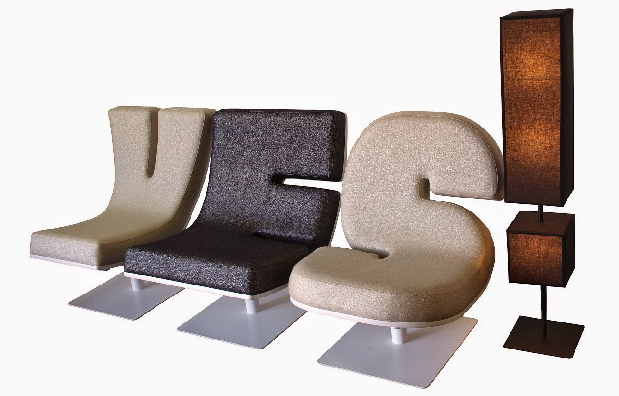 Elegant Typographic Furniture By Tabisso