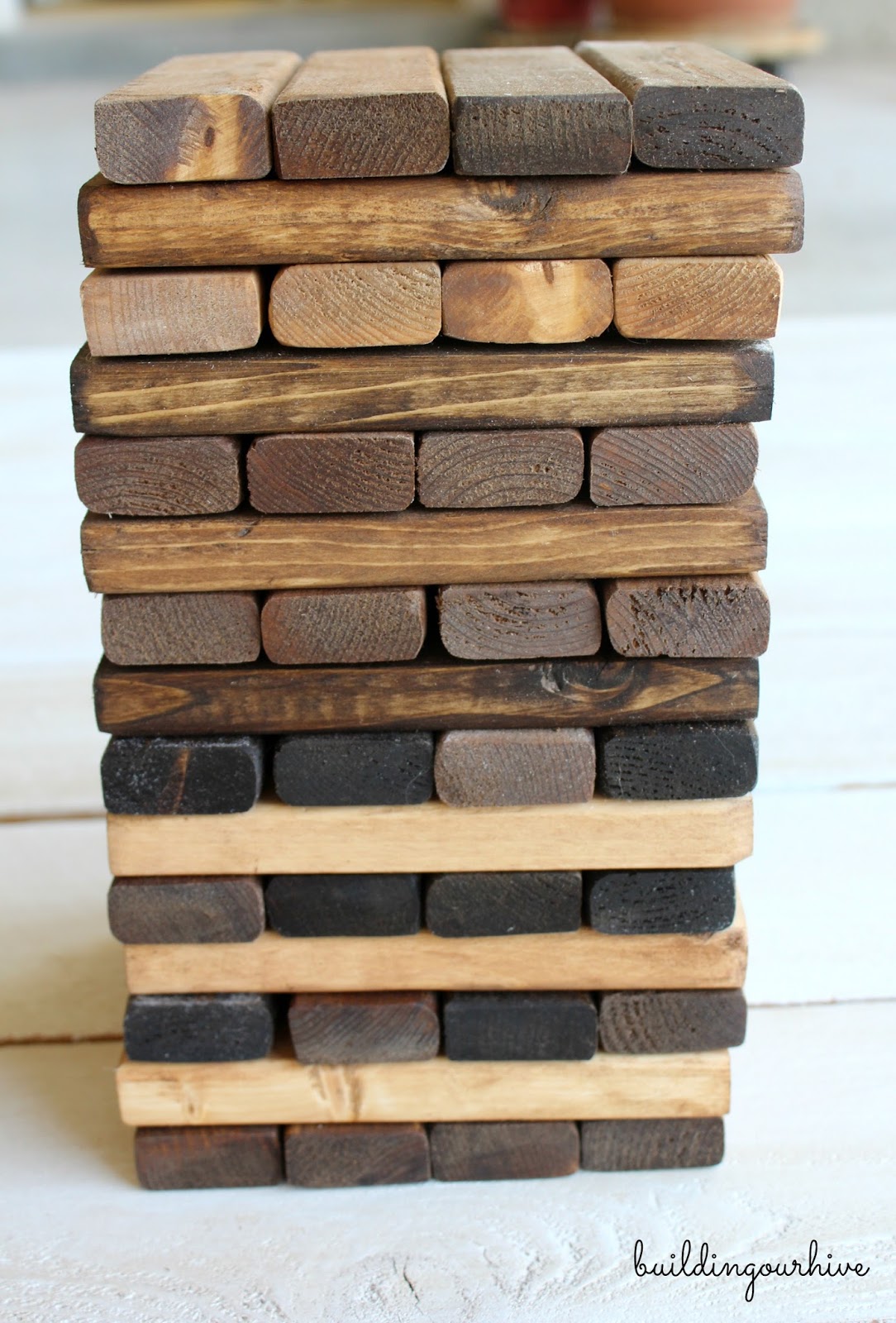 Building Our Hive Super Size Jenga