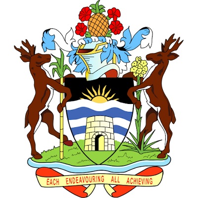 Logo Gambar Lambang Simbol Negara Antigua dan Barbuda PNG JPG ukuran 400 px