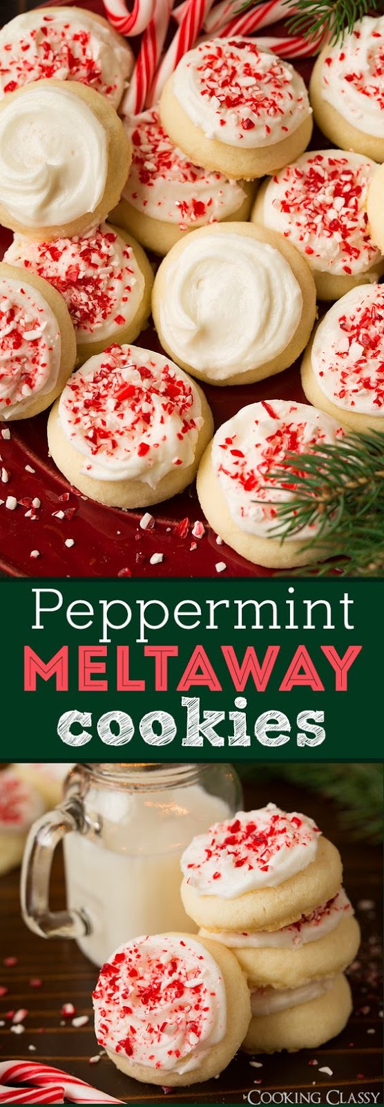Peppermint Meltaway Cookies