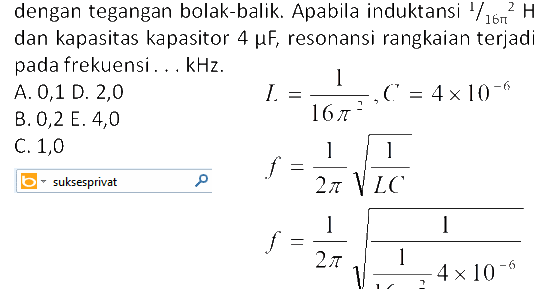 Contoh Soal Fisika Resonansi Kata Sambutan Dalam Bahasa Ingris