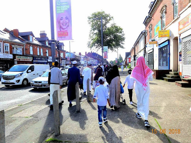 Idul Fitri di Birmingham Inggris