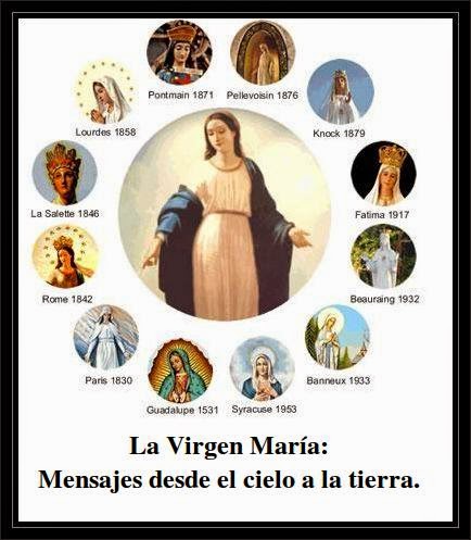 para Cristianos.: La Virgen Mensajes desde el Cielo a la Tierra.