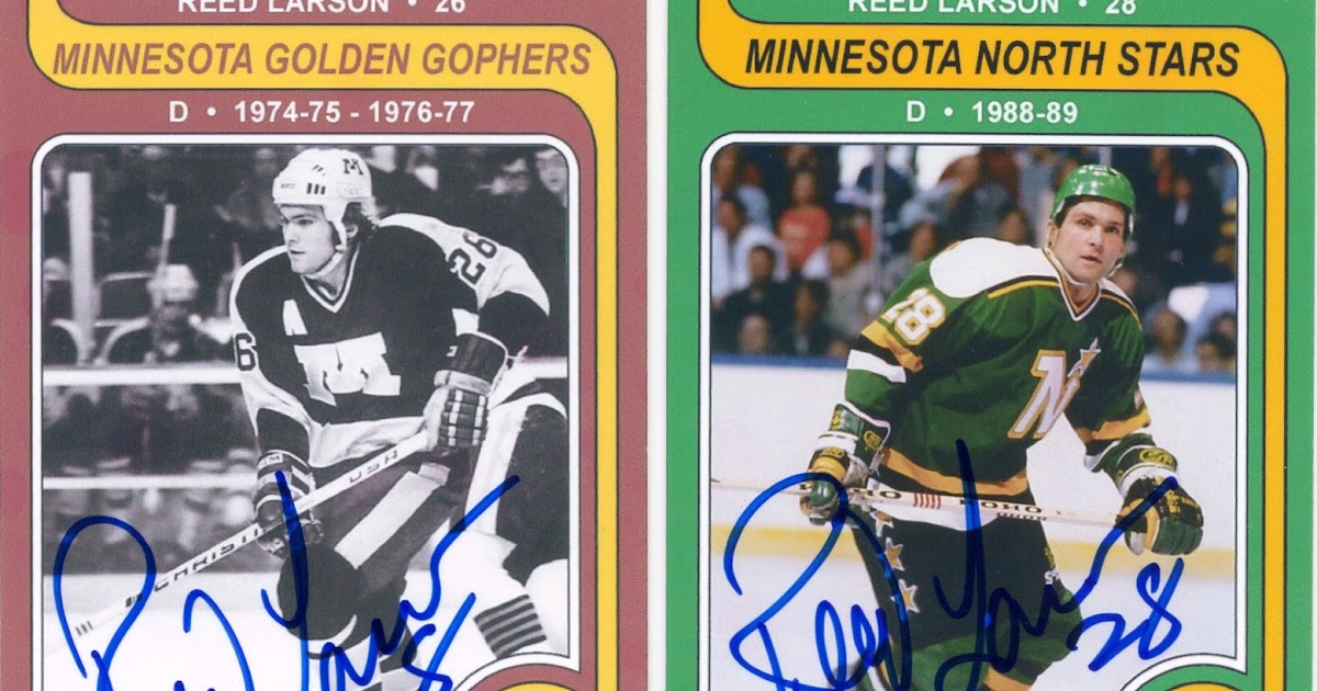 Minnesota Sports Autograph Project REED LARSON