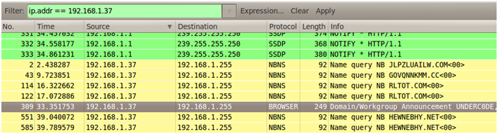 Sniffing con Wireshark 21