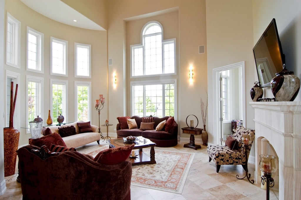 12,000 Square Foot Stucco and Stone Mansion In Oak Brook, IL | THE ...