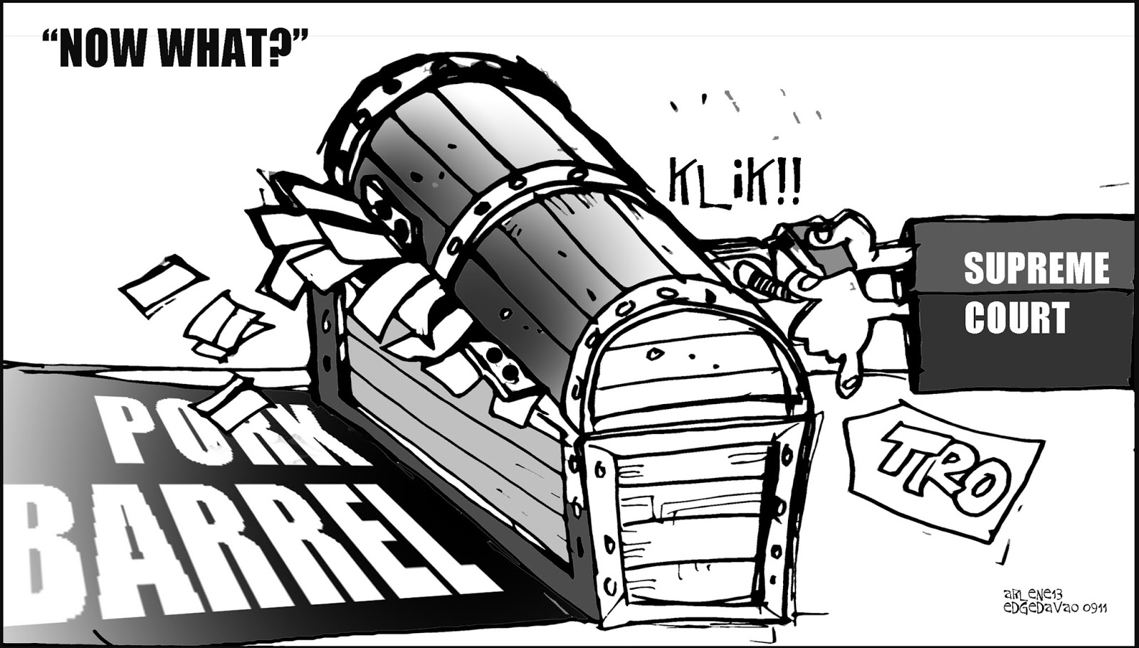 arlene pasaje cartoons AND MORE CARTOONS ABOUT PORK BARREL....