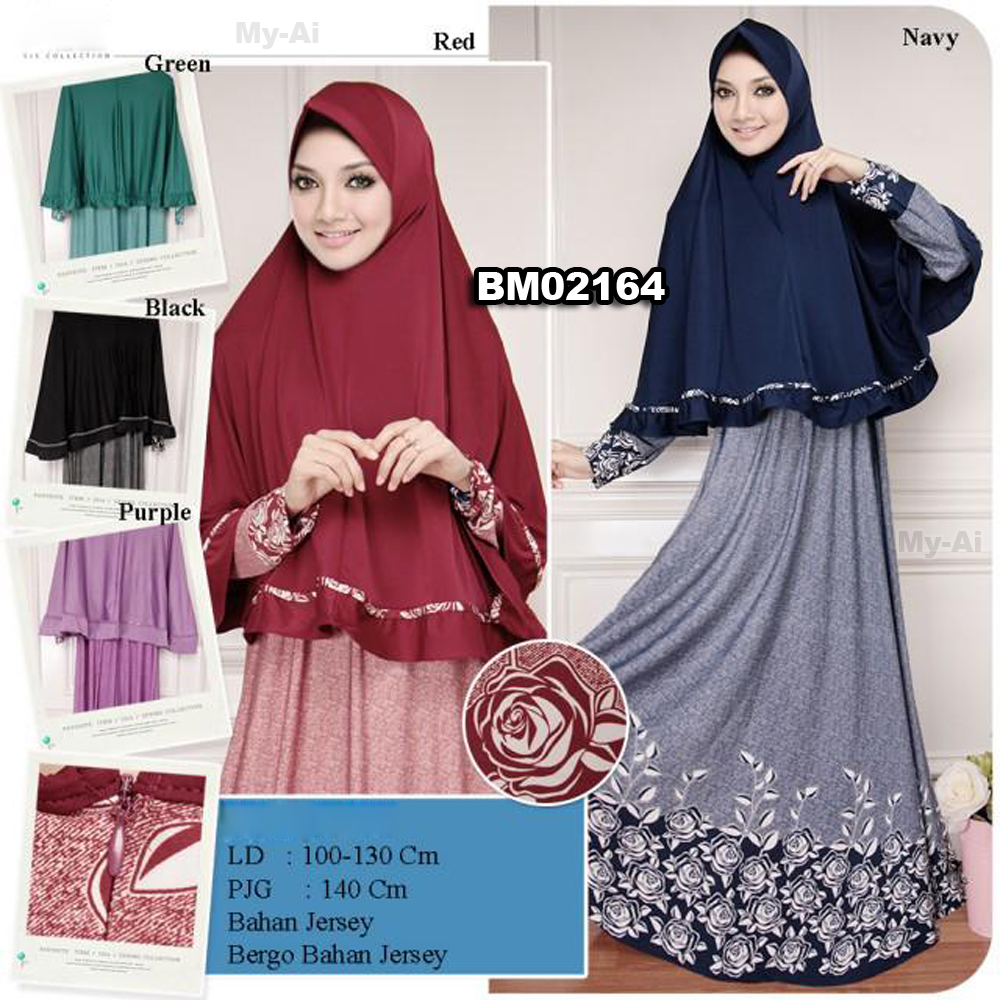 bursa grosir busana muslim tanah abang bm02164 gamis bursa grosir busana muslim tanah abang bm02164 gamis