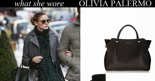 WHAT SHE WORE: Olivia Palermo in grey coat with black suede over the ...
