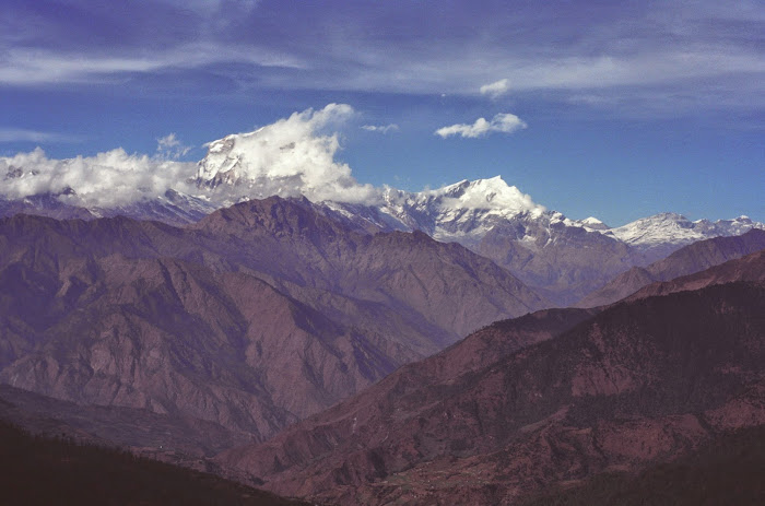 Népal, Pokhara, Annapurna, Ghorapani, © L. Gigout, 1990